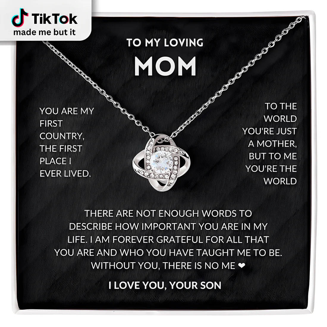 I'm Forever Grateful - Necklace For Mom